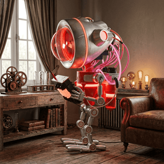 Neo Scout Robot Sculpture-Neutral Decor