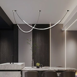 Zephira Suspension LED Courbée