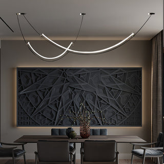 Zephira Suspension LED Courbée