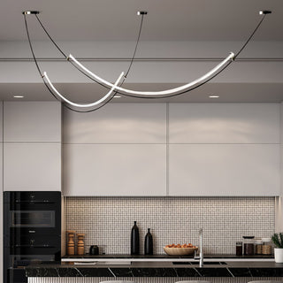 Zephira Suspension LED Courbée