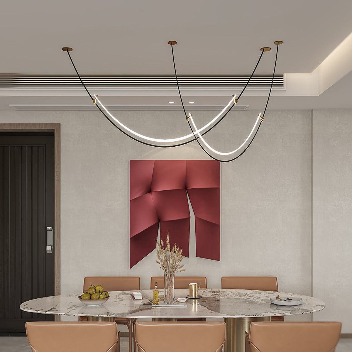 Neon Pendant Lamp-Neutral Decor