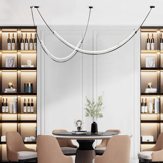 Zephira Suspension LED Courbée