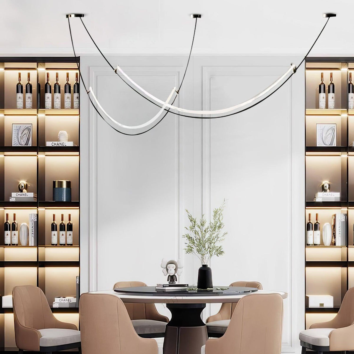 Neon Pendant Lamp-Neutral Decor