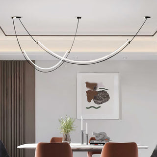 Zephira Suspension LED Courbée