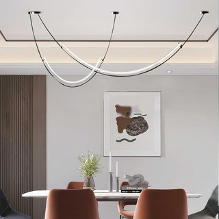 Zephira Suspension LED Courbée