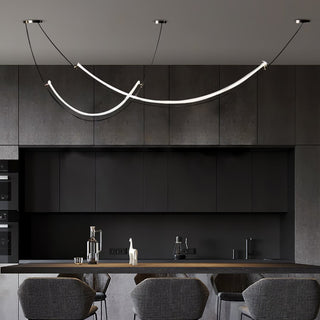 Zephira Suspension LED Courbée