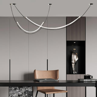 Zephira Suspension LED Courbée