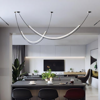 Zephira Suspension LED Courbée