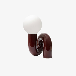Soreeon Lampe de Table Forme N Ludique Tout Blanc