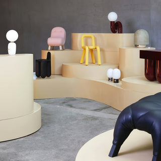 Soreeon Lampe de Table Forme N Ludique Tout Blanc