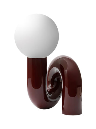 Soreeon Lampe de Table Forme N Ludique Tout Blanc