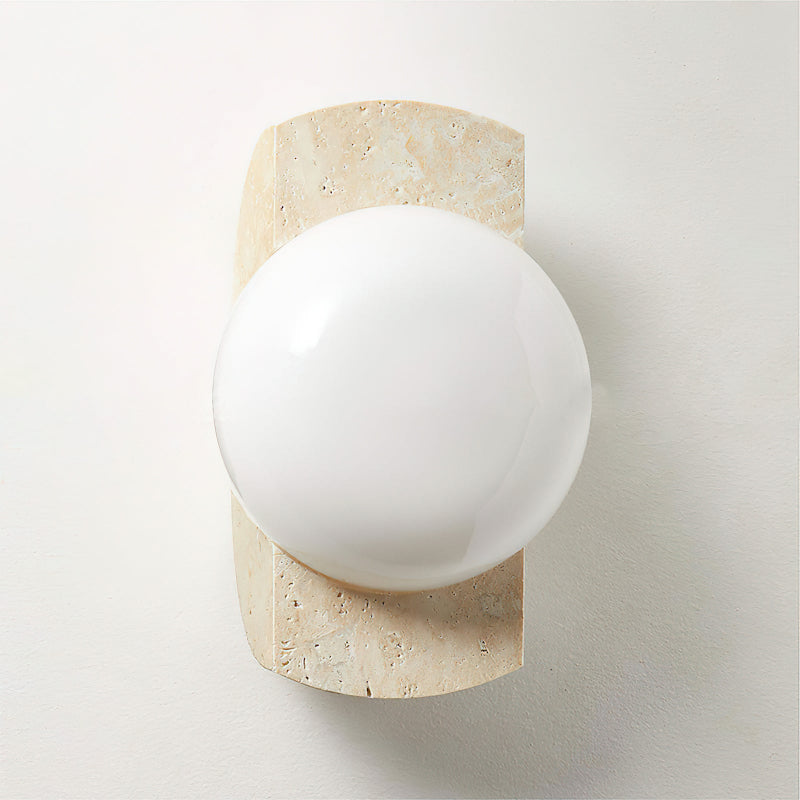 Aisle Wall Lamp Marble or Travertine-Neutral Decor