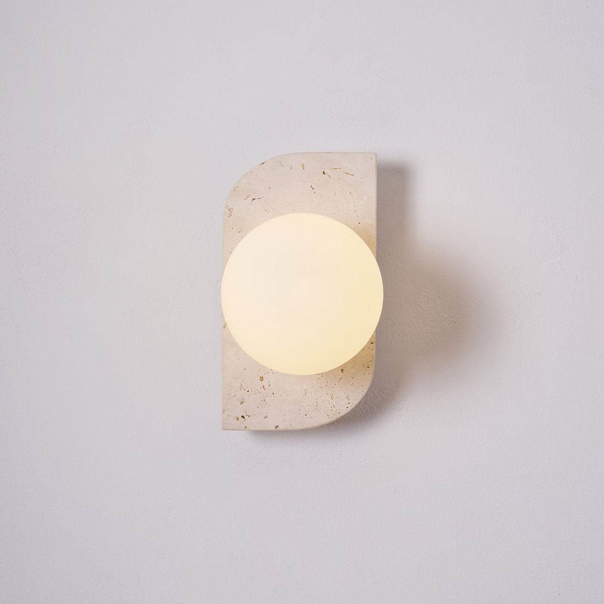 Alsilis Applique Murale Minimaliste en Travertin