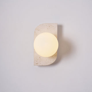 Alsilis Applique Murale Minimaliste en Travertin