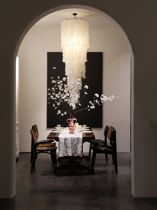 Eloryra Lustre en Verre en Cascade