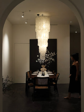 Eloryra Lustre en Verre en Cascade