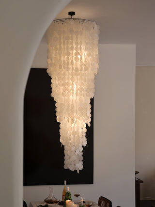Eloryra Lustre en Verre en Cascade