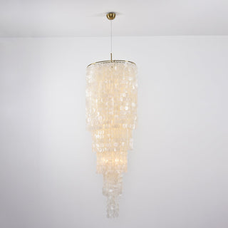Eloryra Lustre en Verre en Cascade