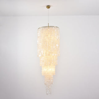 Eloryra Lustre en Verre en Cascade