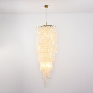 Eloryra Lustre en Verre en Cascade