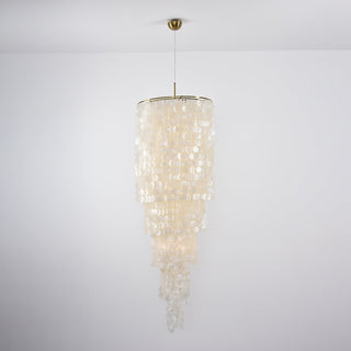 Eloryra Lustre en Verre en Cascade