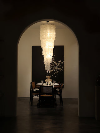Eloryra Lustre en Verre en Cascade