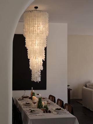 Eloryra Lustre en Verre en Cascade