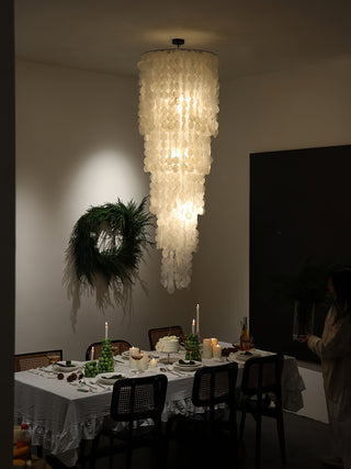 Eloryra Lustre en Verre en Cascade
