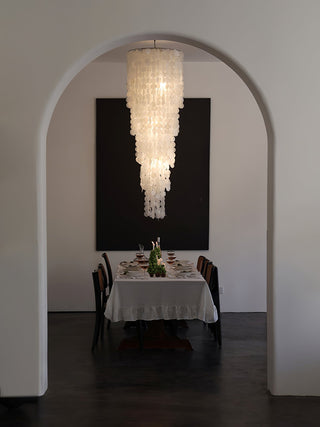 Eloryra Lustre en Verre en Cascade