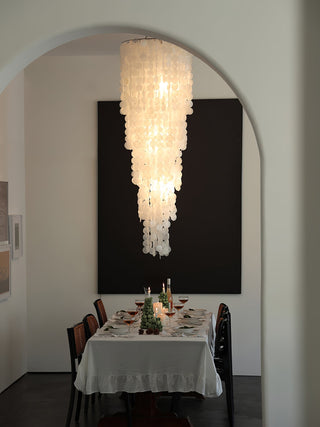 Eloryra Lustre en Verre en Cascade