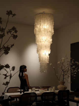 Eloryra Lustre en Verre en Cascade