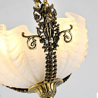 Nerina Brass Chandelier-Neutral Decor