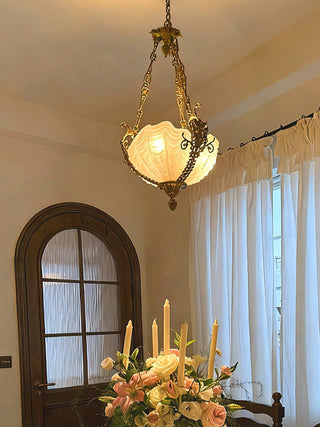 Nerina Brass Chandelier-Neutral Decor