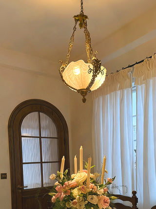 Nerina Brass Chandelier-Neutral Decor