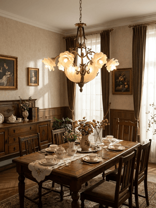Nerina Brass Chandelier-Neutral Decor