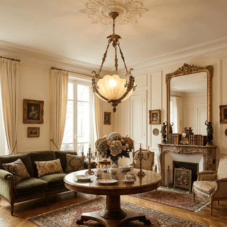Nerina Brass Chandelier-Neutral Decor