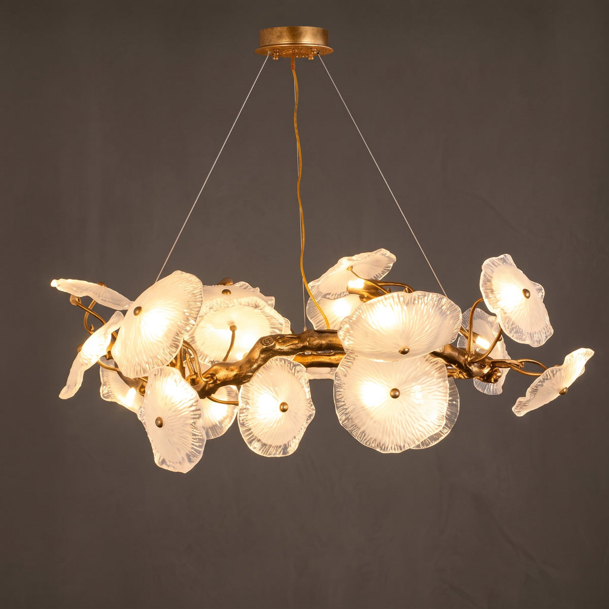 Avenhurst Lustre Lotus En Verre – vue 22