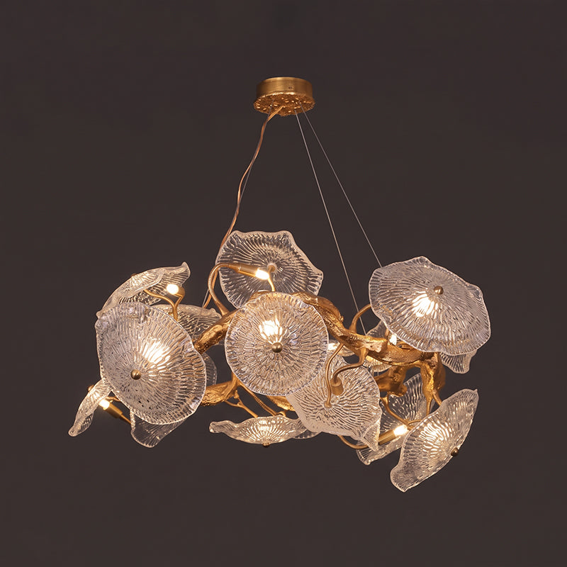 Avenhurst Lustre Lotus En Verre – vue 14