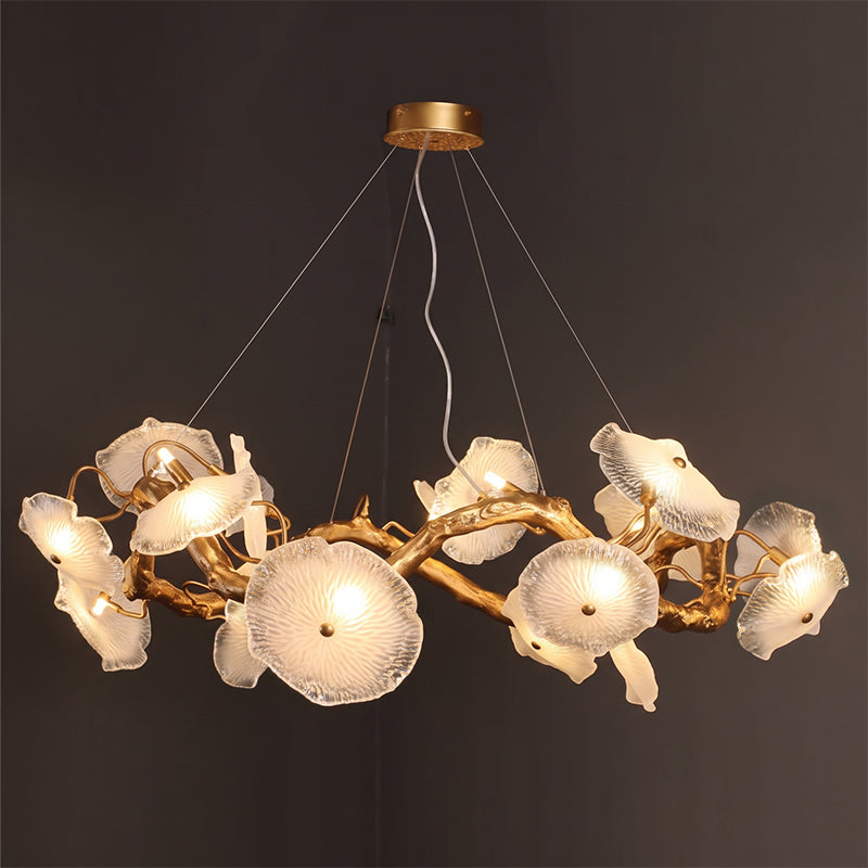 Avenhurst Lustre Lotus En Verre – vue 17