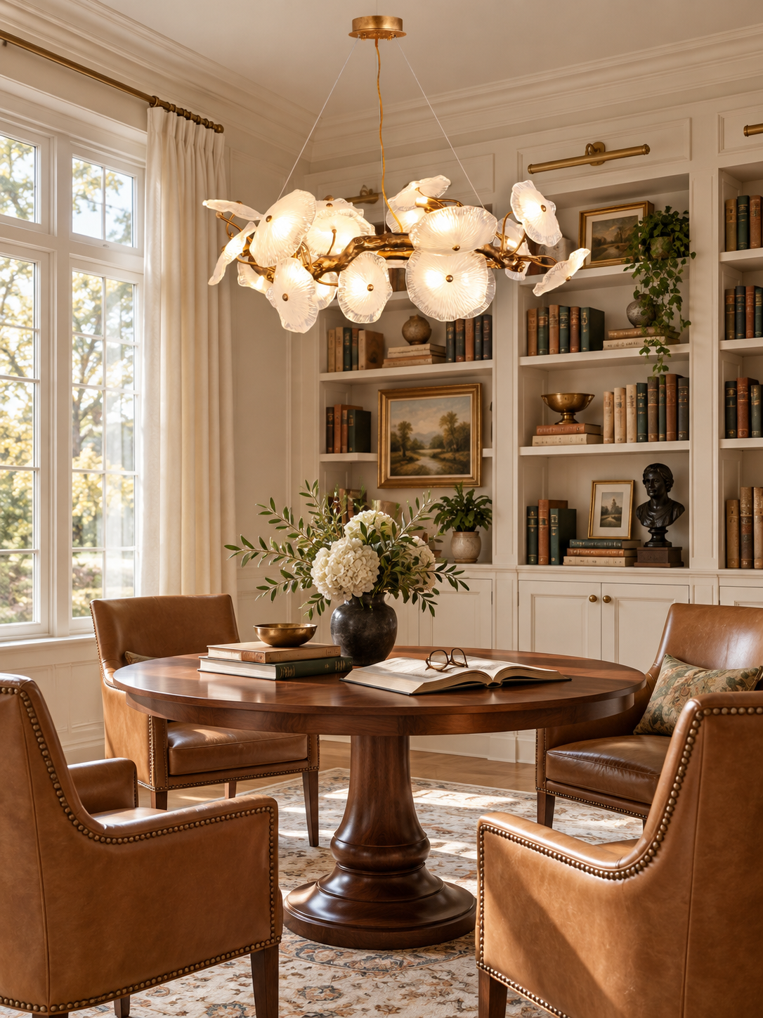 Avenhurst Lustre Lotus En Verre – vue 12