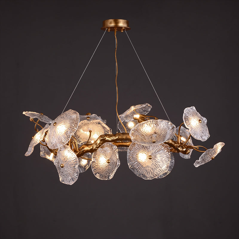 Avenhurst Lustre Lotus En Verre – vue 19
