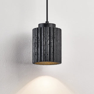 Hirb Suspension en Travertin Noir Ridge