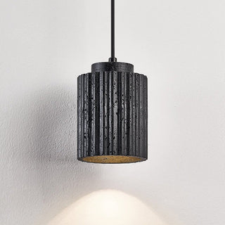 Hirb Suspension en Travertin Noir Ridge
