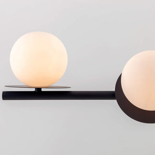 Evvararis Lustre Moderne Minimaliste en Laiton et Verre