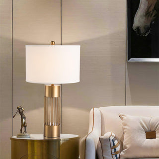 Mireira Lampe de Table en Tissu Moderne