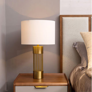 Mireira Lampe de Table en Tissu Moderne
