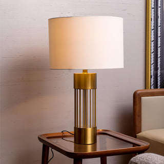Mireira Lampe de Table en Tissu Moderne