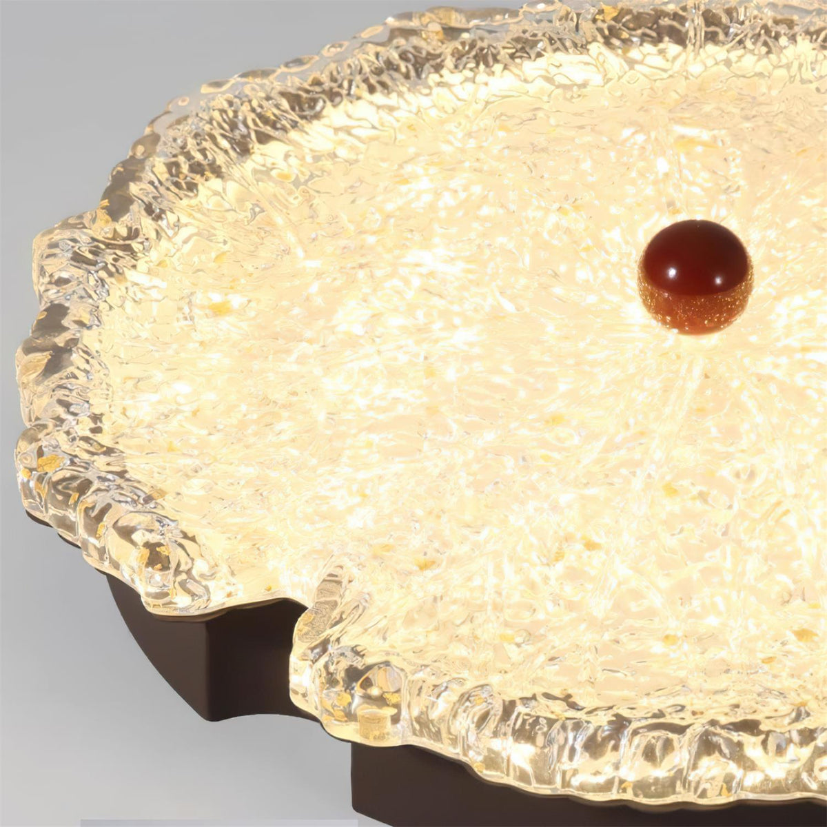 Gialo Textured Glass Ceiling Light-Neutral Decor