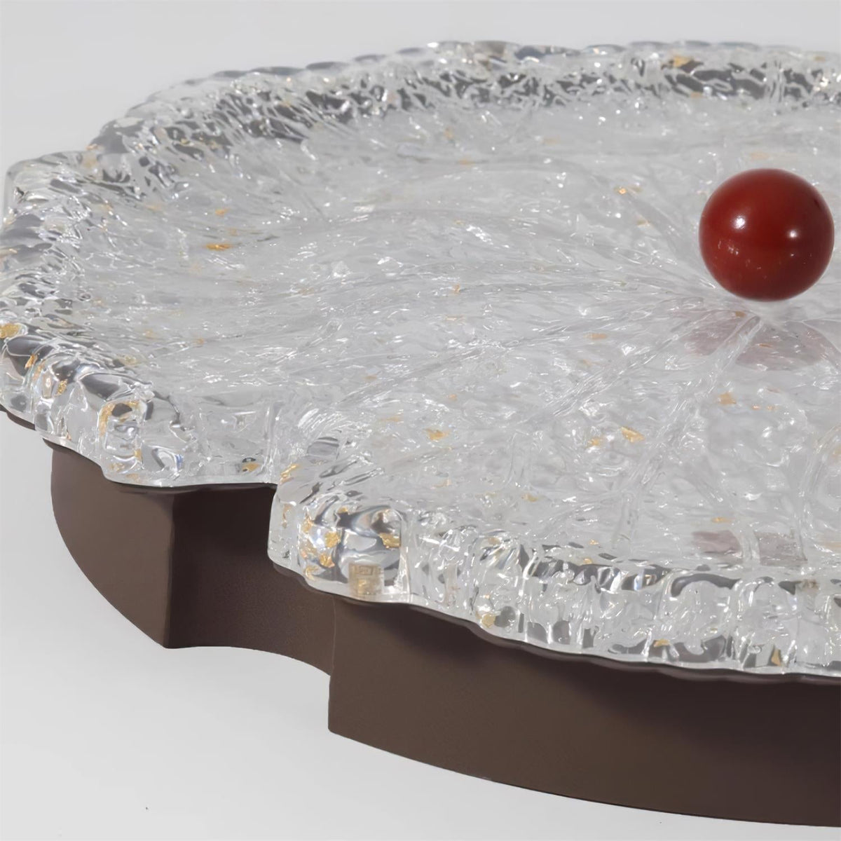 Gialo Textured Glass Ceiling Light-Neutral Decor