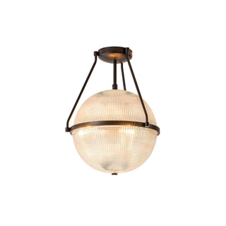 Atale Lampe de Plafond Moderne Minimaliste en Verre et Métal